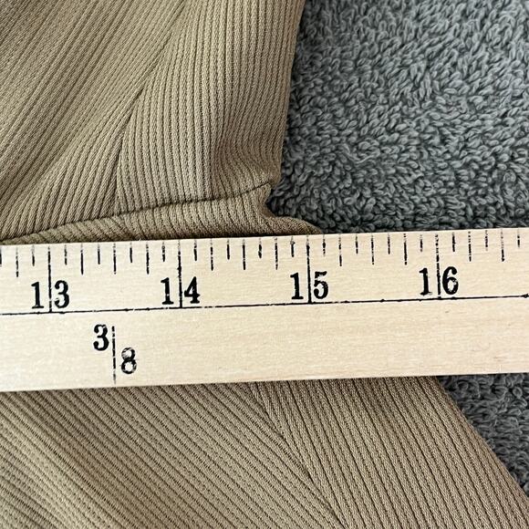 Alex Garfield Sydney Trousers Dress Pants Women 6 Beige Tapered Pleated Textured - Picture 9 of 10